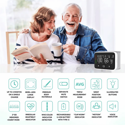 VascuFlow™ Smart Wrist BP Monitor